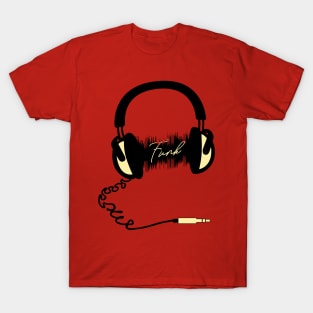 Headphone Audio wave - radio T-Shirt